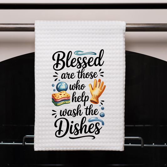 Blessed are those who help wash the dishes