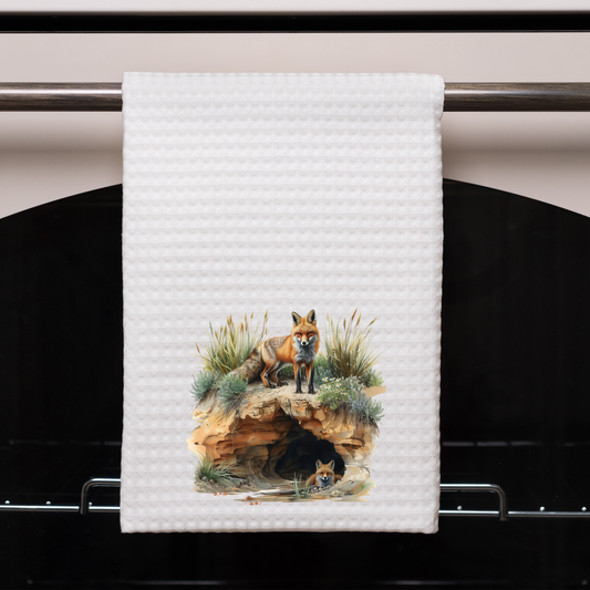 Fox in Den
