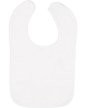 Load image into Gallery viewer, 1003 Rabbit Skins Infant Contrast Trim Terry Bib
