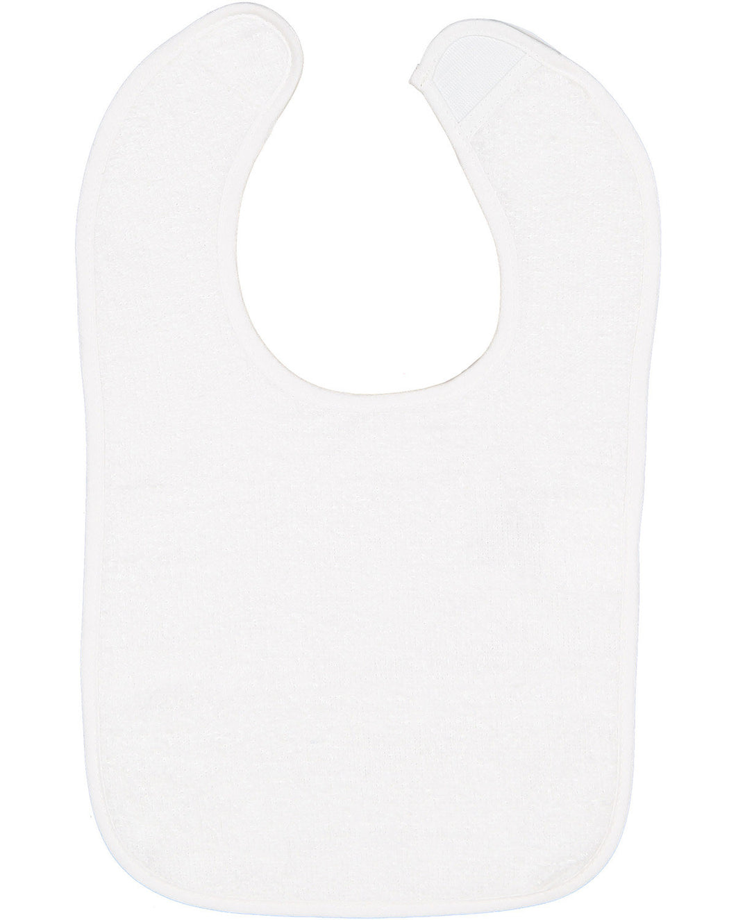 1003 Rabbit Skins Infant Contrast Trim Terry Bib