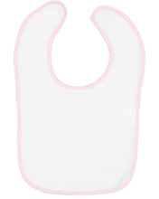 Load image into Gallery viewer, 1003 Rabbit Skins Infant Contrast Trim Terry Bib
