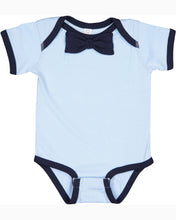 Load image into Gallery viewer, Rabbit Skins Infant Baby Rib Bow Tie Bodysuit RS4407
