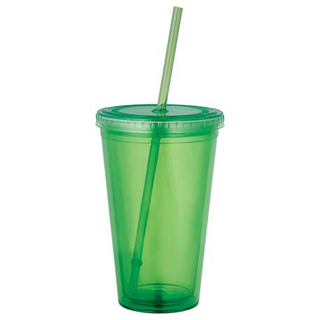 16 oz Double Wall Tumbler - Green (Sedici)